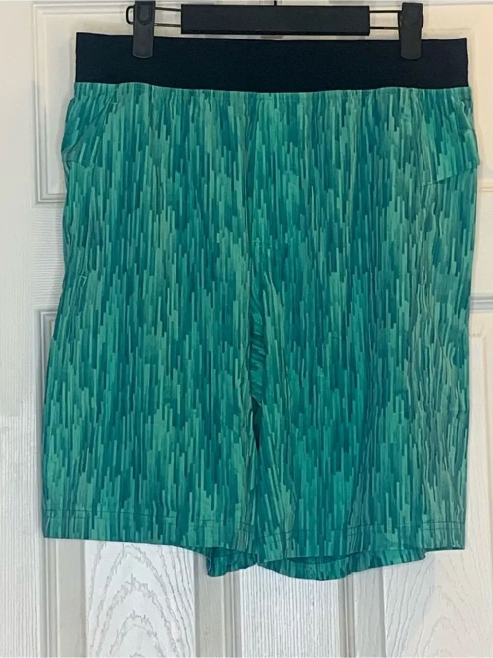 Lululemon T.H.E. Short Speed Texture Bali Breeze Tofino Teal Size Medium